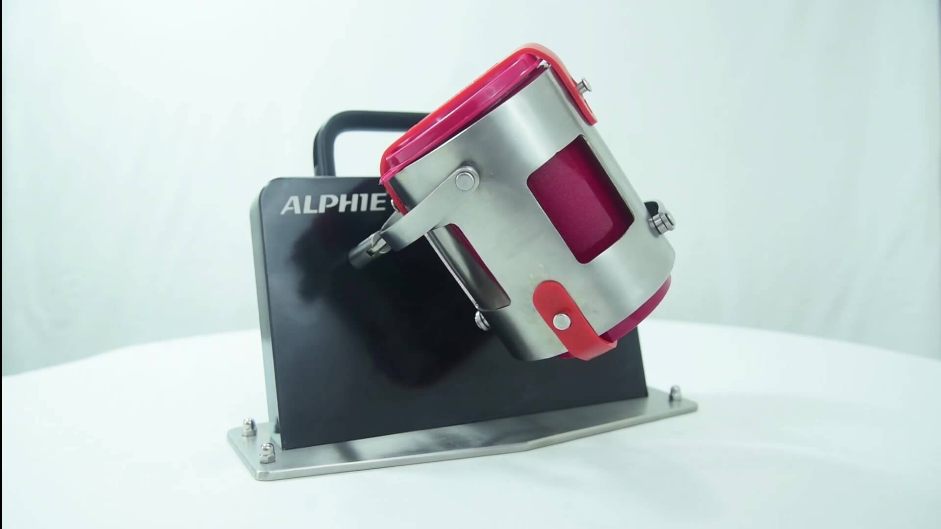 Alphie 3D tumbler mixer industria ceramica pulvimetalurgica